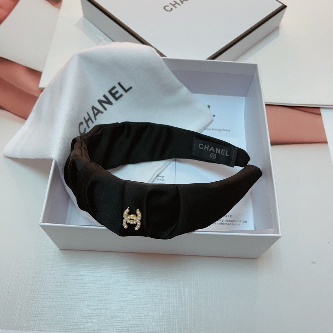 BLACK FABRIC HAIRBAND 925661