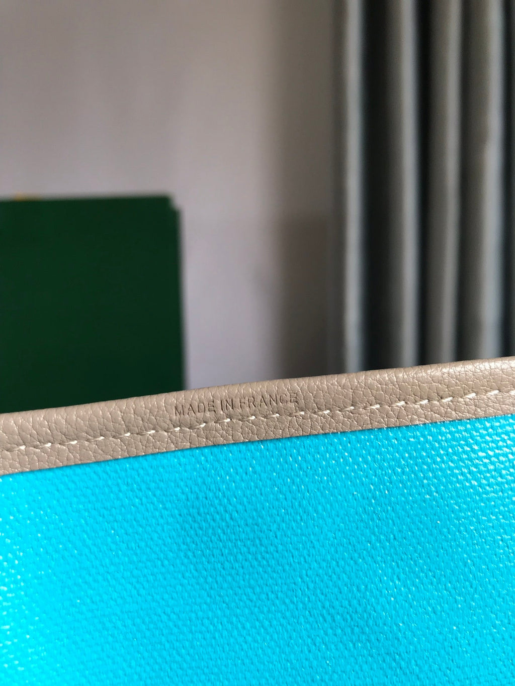 SAINT LOUIS PM 34 IN GREY MIX BLUE GOYARDINE CANVAS AND CALFSKIN