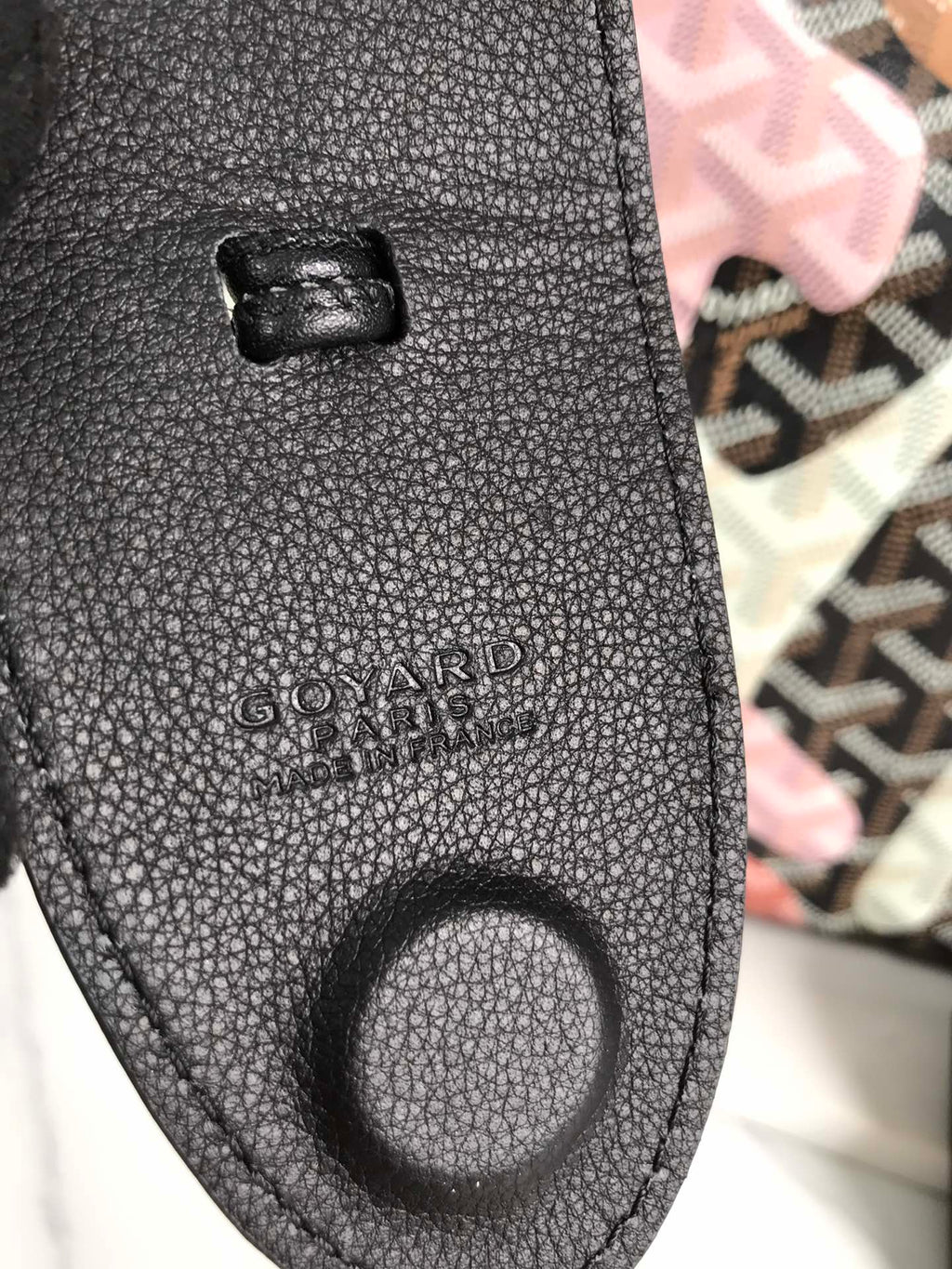 SAINT LOUIS PM BAG 34 IN PINK LETTRES CAMOUFLAGE GOYARDINE CANVAS