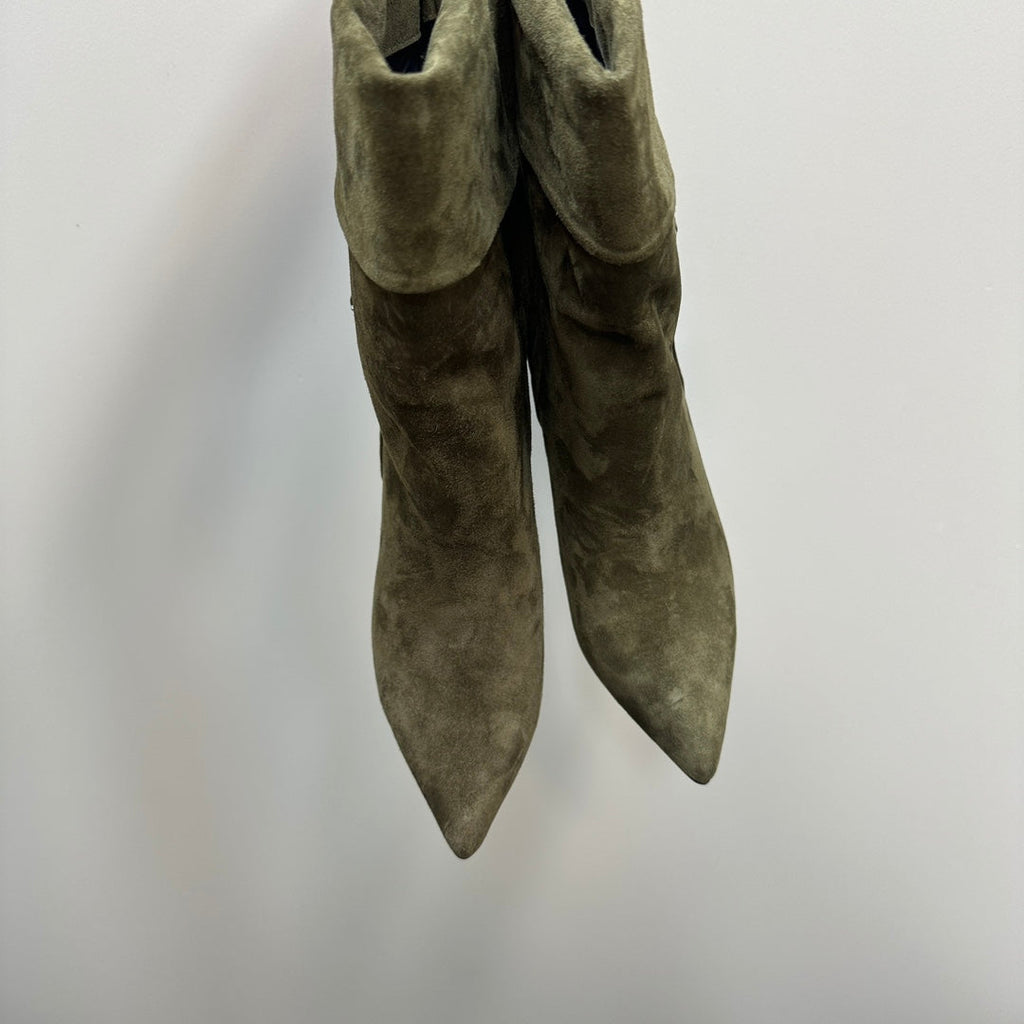 SL NIKI BOOTIES OLIVE SUEDE