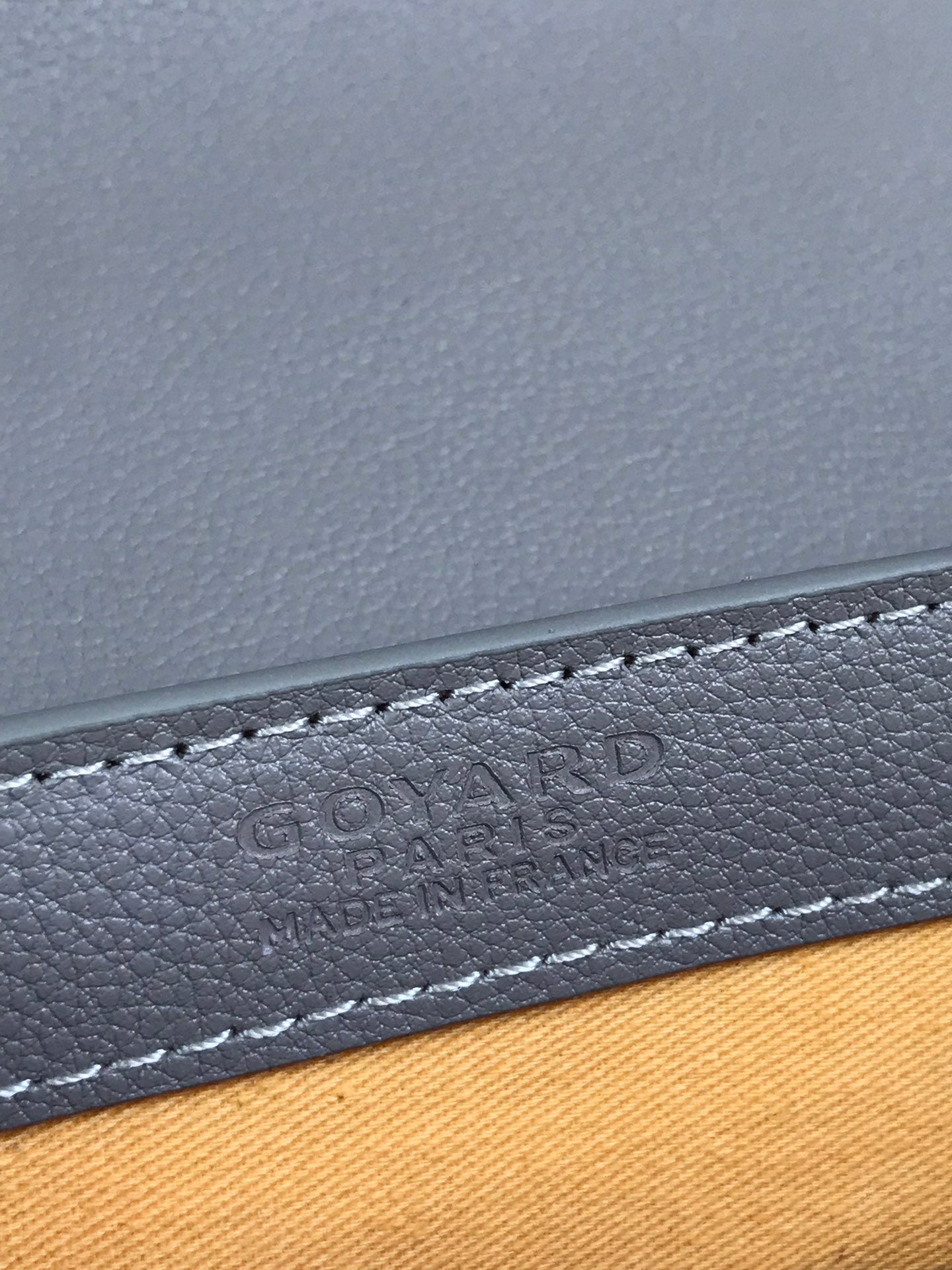 SAÏGON PM BAG 28 IN DESERT GOYARDINE CANVAS AND CALFSKIN