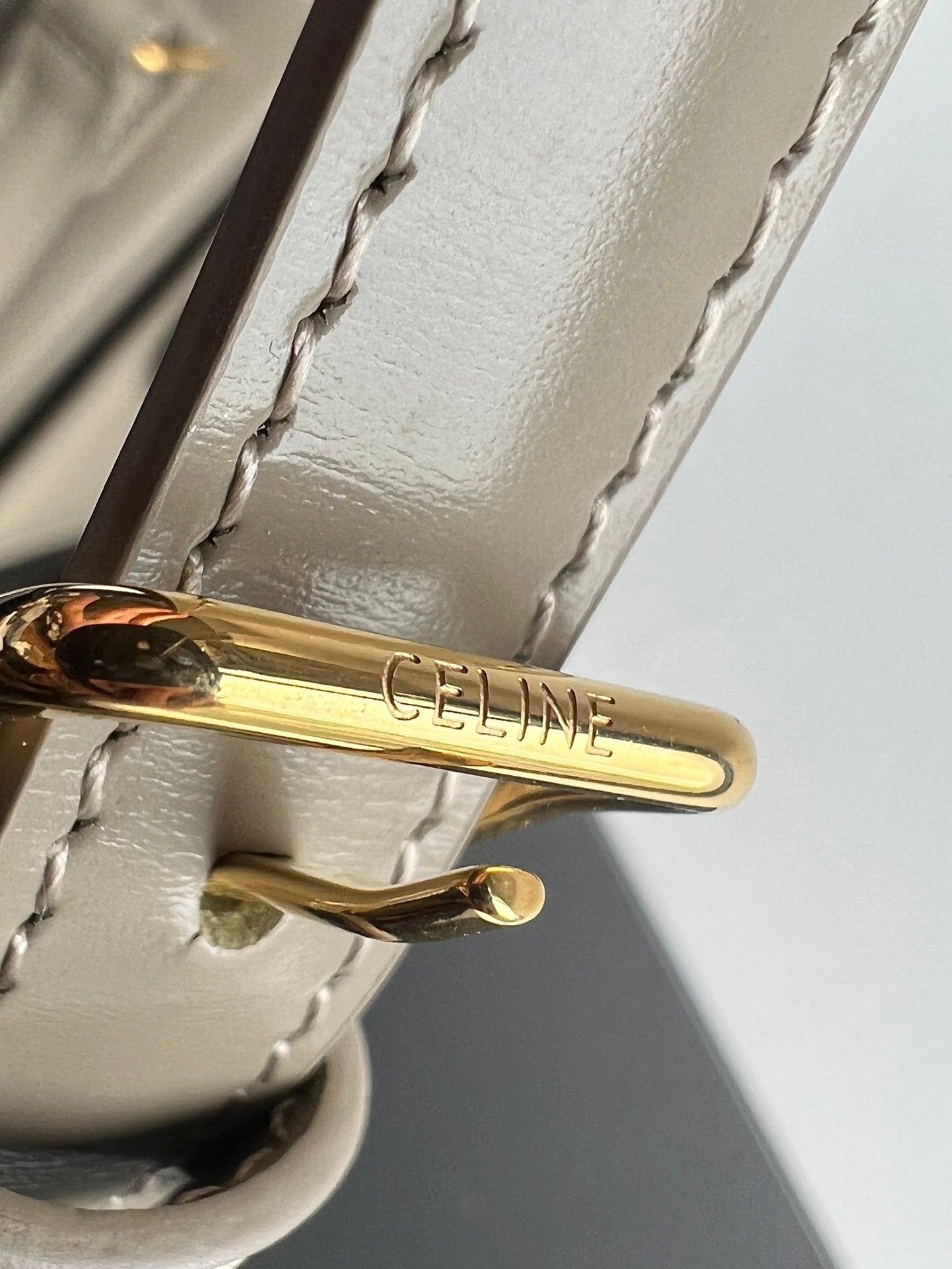 TRIOMPHE TEEN 18 GREY COWHIDE