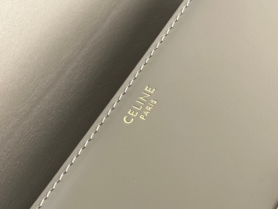 TRIOMPHE TEEN 22 PEBBLE GREY COWHIDE