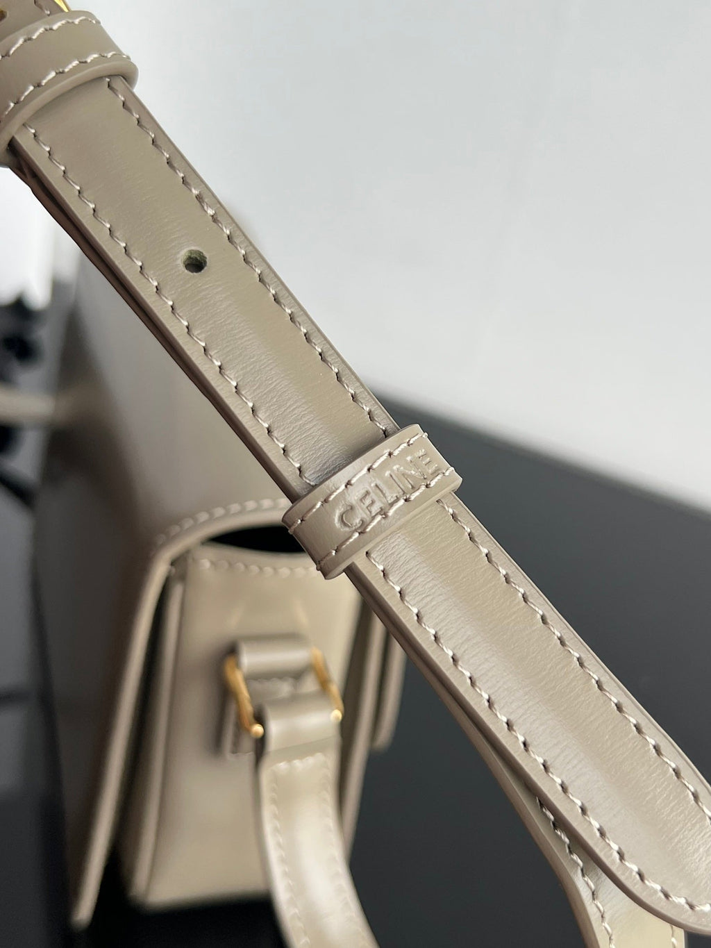 TRIOMPHE TEEN 22 PEBBLE GREY COWHIDE