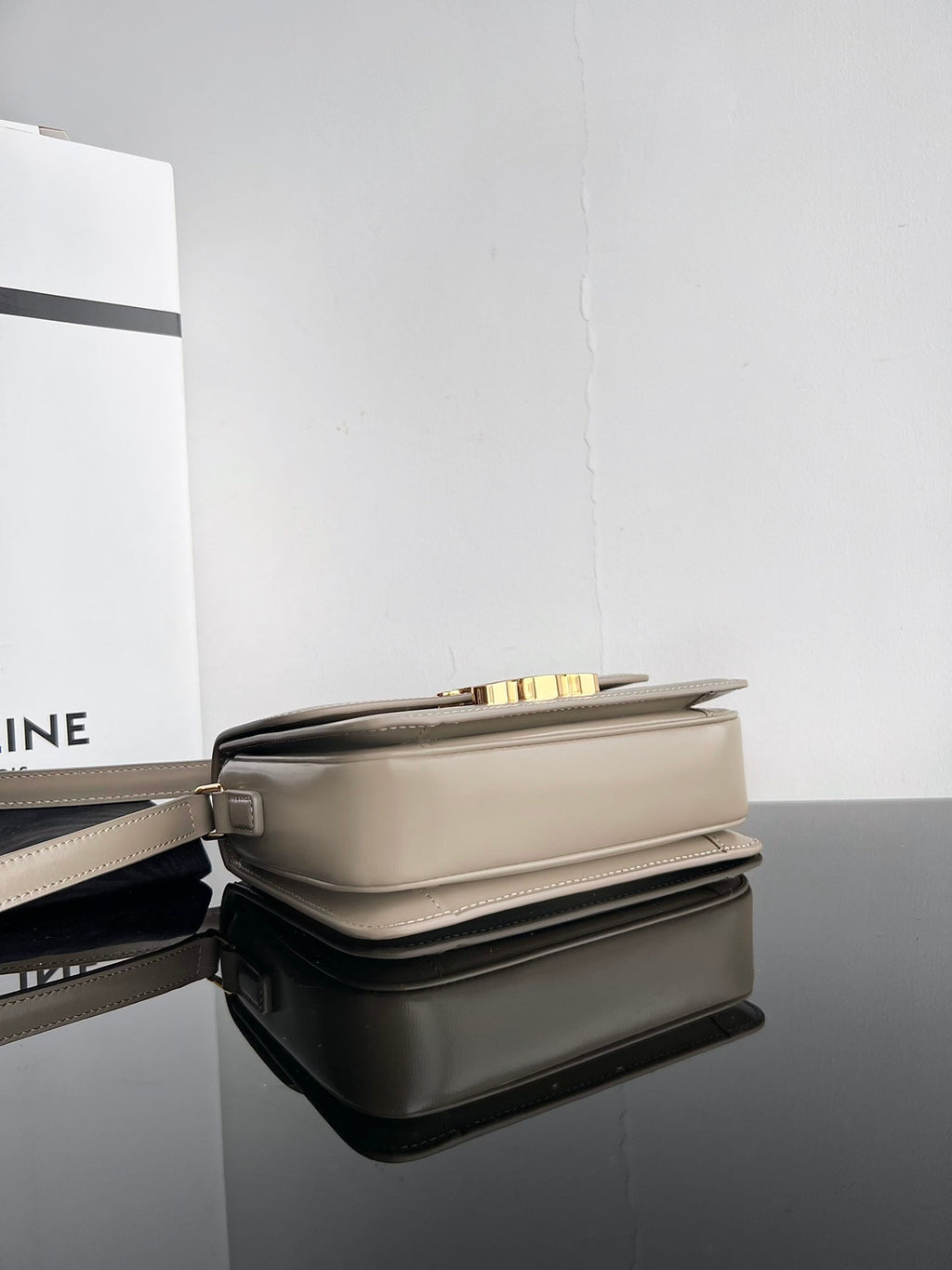 TRIOMPHE TEEN 22 PEBBLE GREY COWHIDE