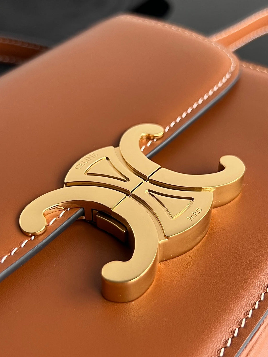 TRIOMPHE TEEN 18 CINNAMON BROWN COWHIDE