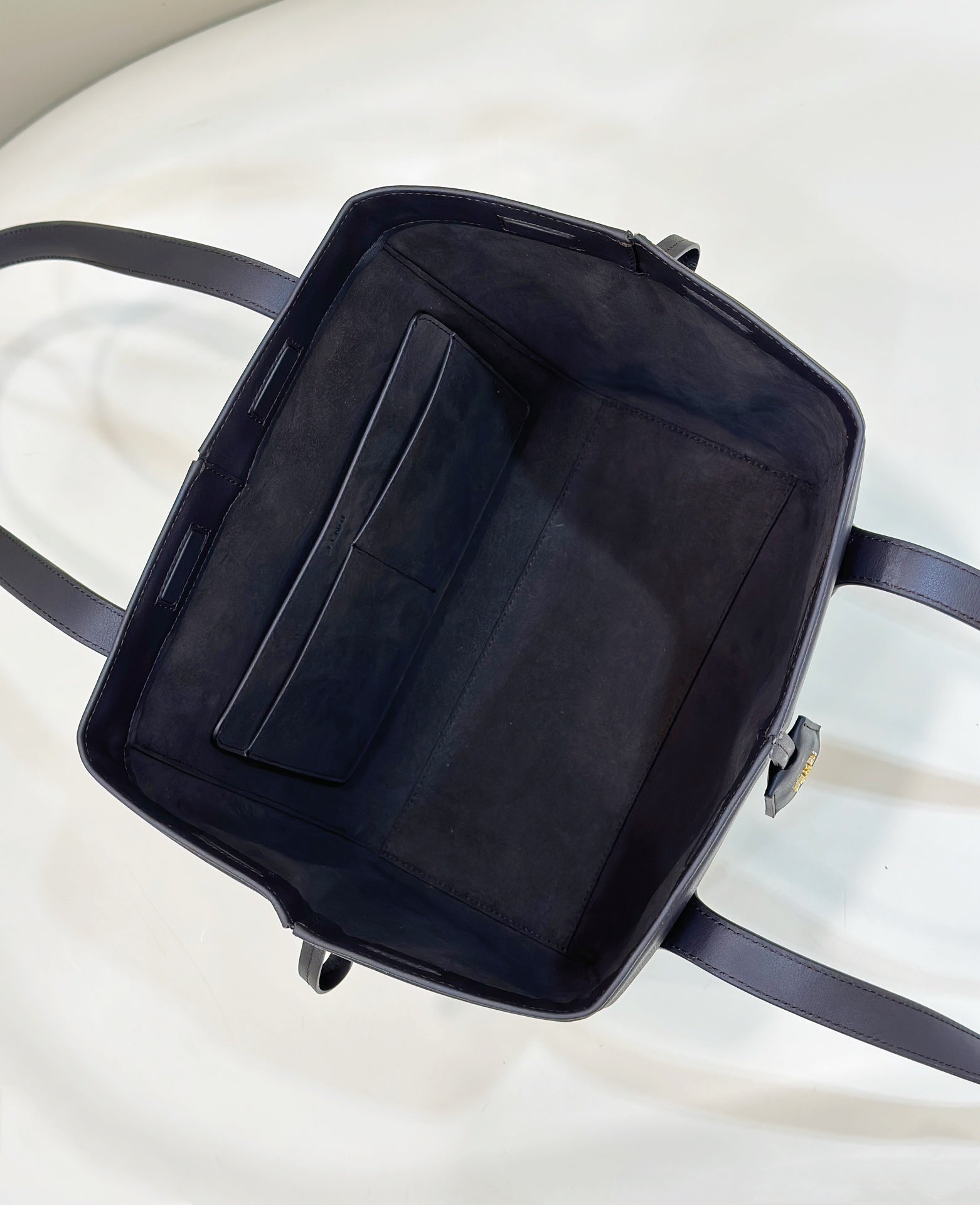 FENDI ORIGAMI MEDIUM 27 BROWN MIX BLACK FF JACQUARD FABRIC BAG