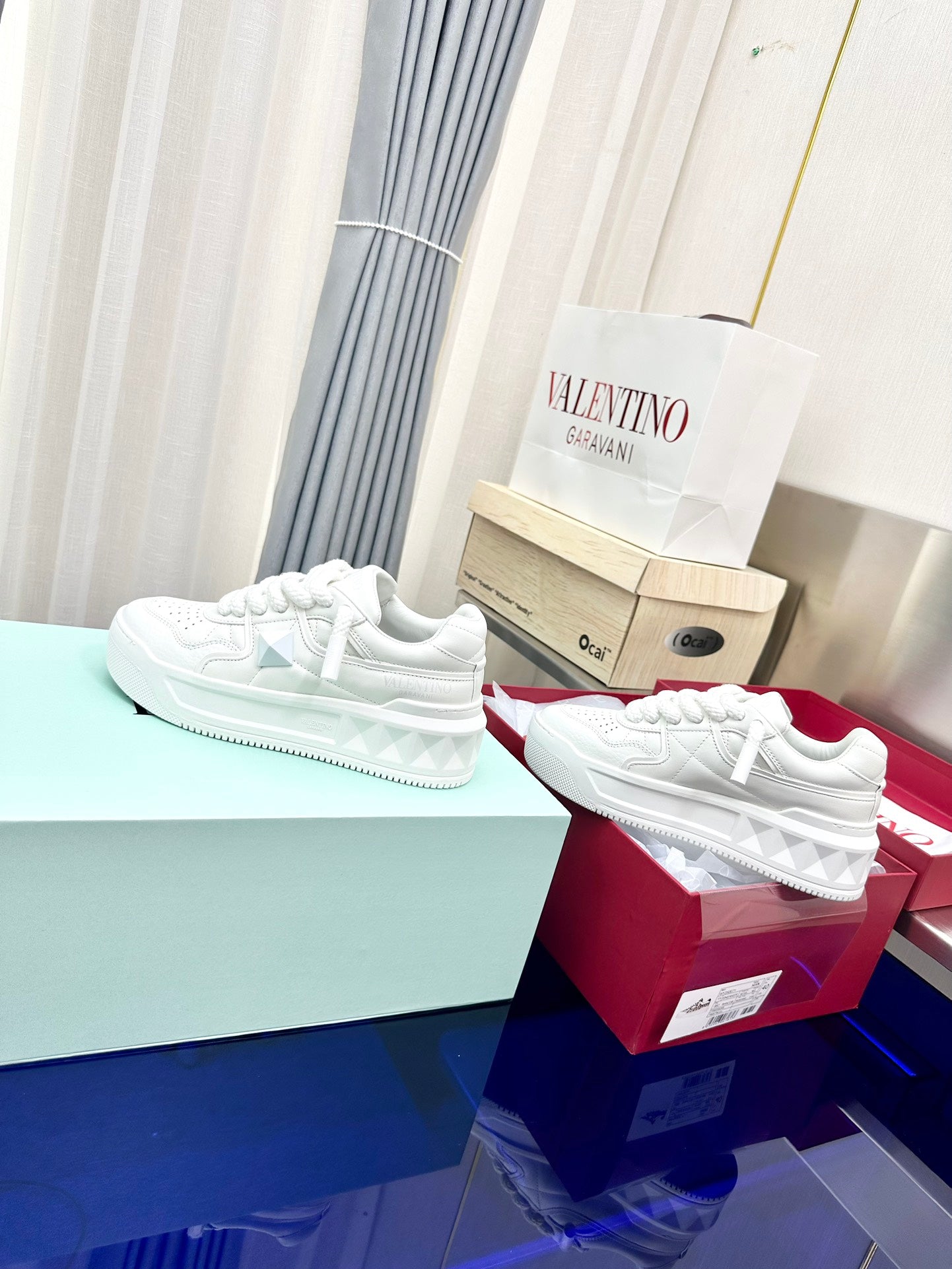 One Stud Garavani White One Stud XL Sneakers