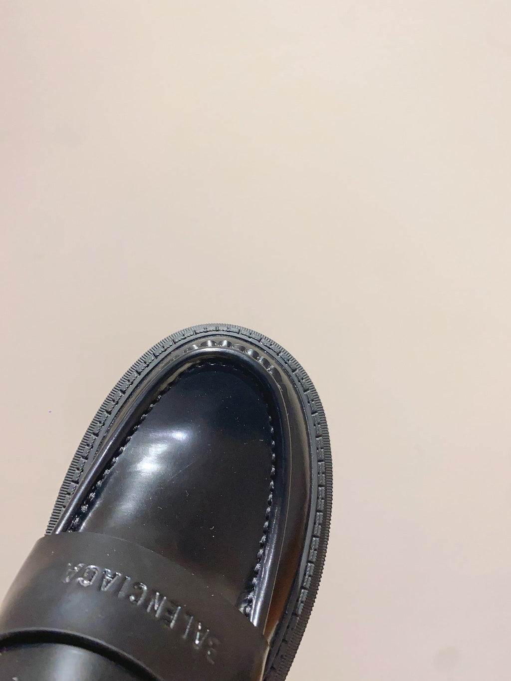 BALENCIAGA 25S LOAFERS IN BLACK CALFSKIN