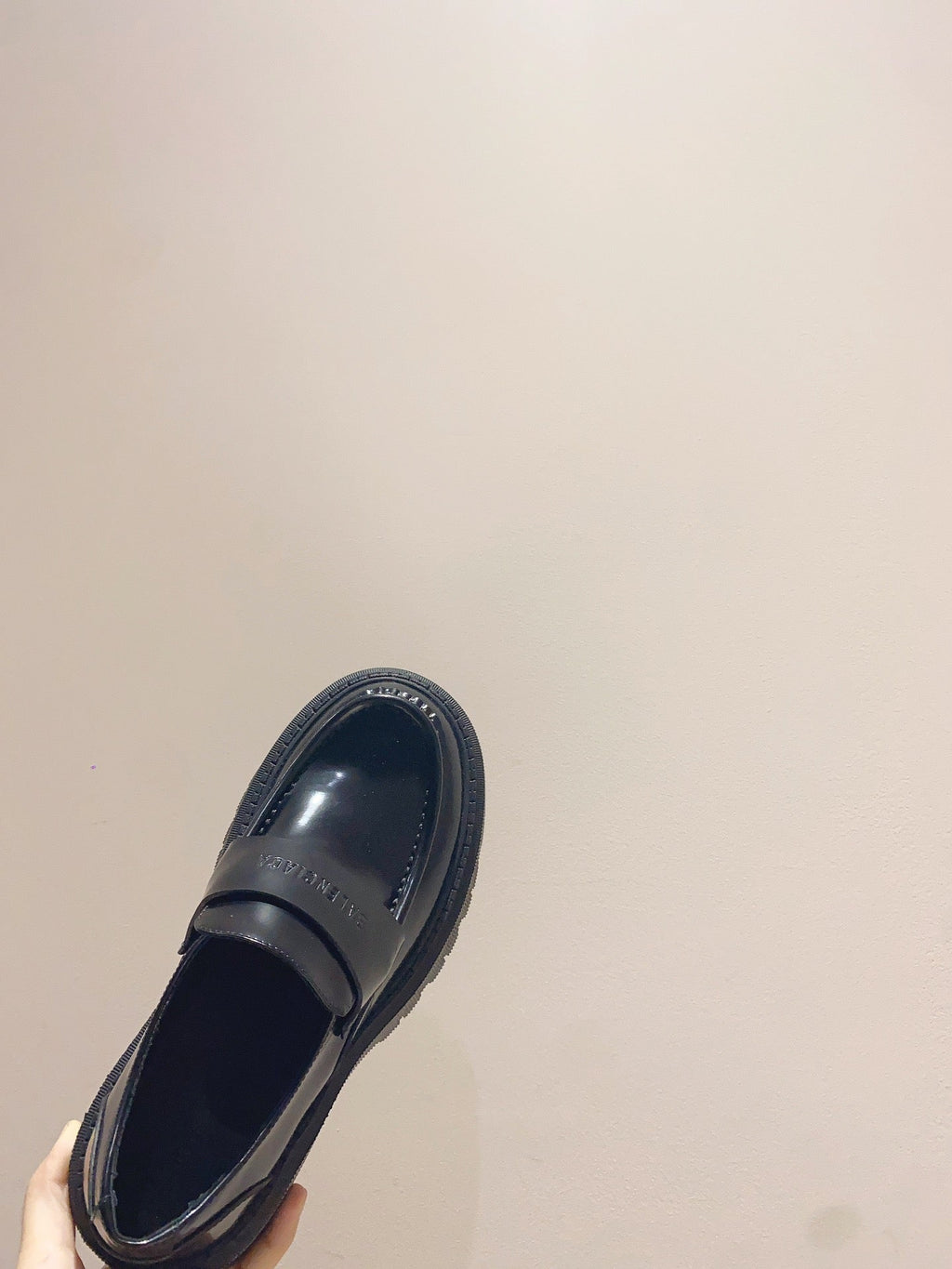 BALENCIAGA 25S LOAFERS IN BLACK CALFSKIN