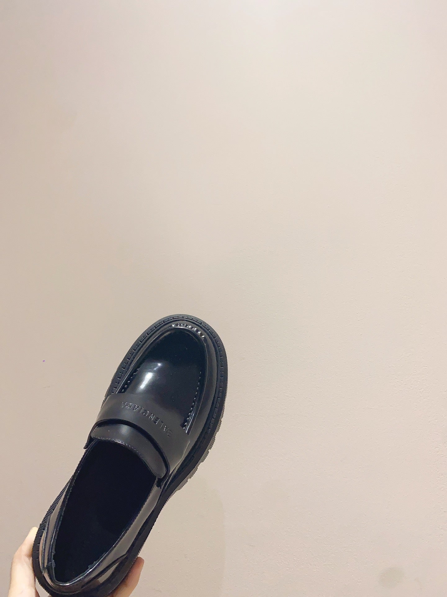 BALENCIAGA 25S LOAFERS IN BLACK CALFSKIN