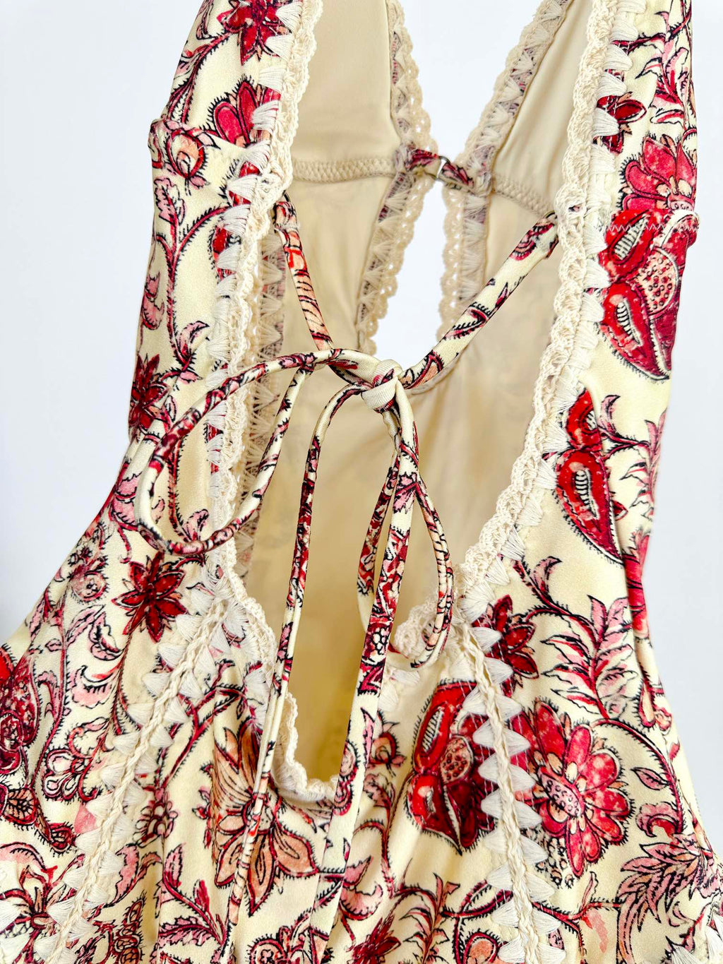 ZIMMERMANN BIKINI WITH PLUNGING NECKLINE 270503