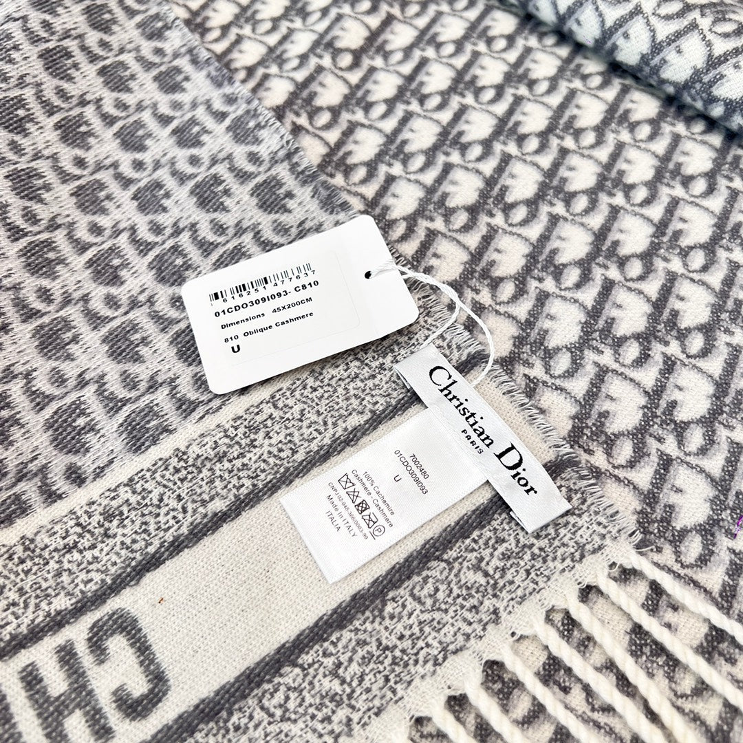 DIOR SCARF 200 CM IN CASHMERE 667141