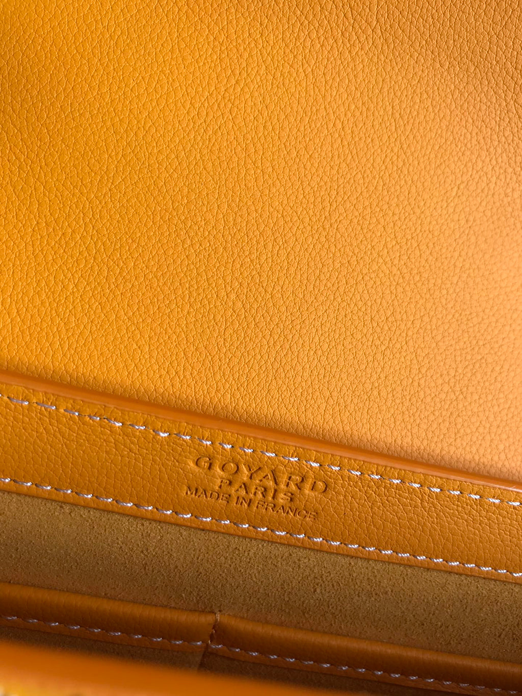 233 BAG 25 IN YELLOW CALFKIN AND GOYARDINE CANVAS