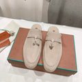 LP CHARMS WALK BABOUCHE LOAFERS BEIGE SUEDE