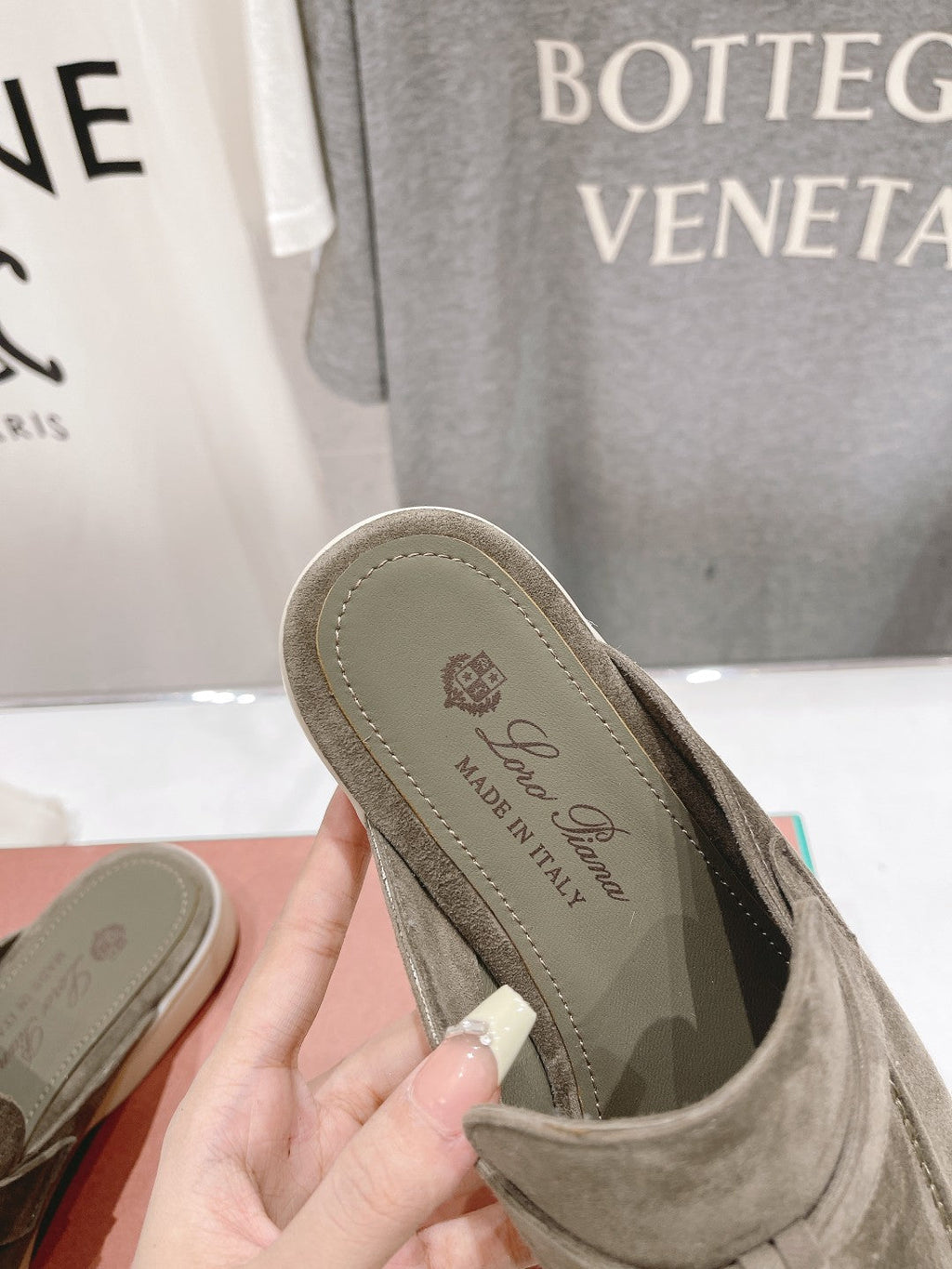 LP CHARMS WALK BABOUCHE LOAFERS CEDAR SUEDE