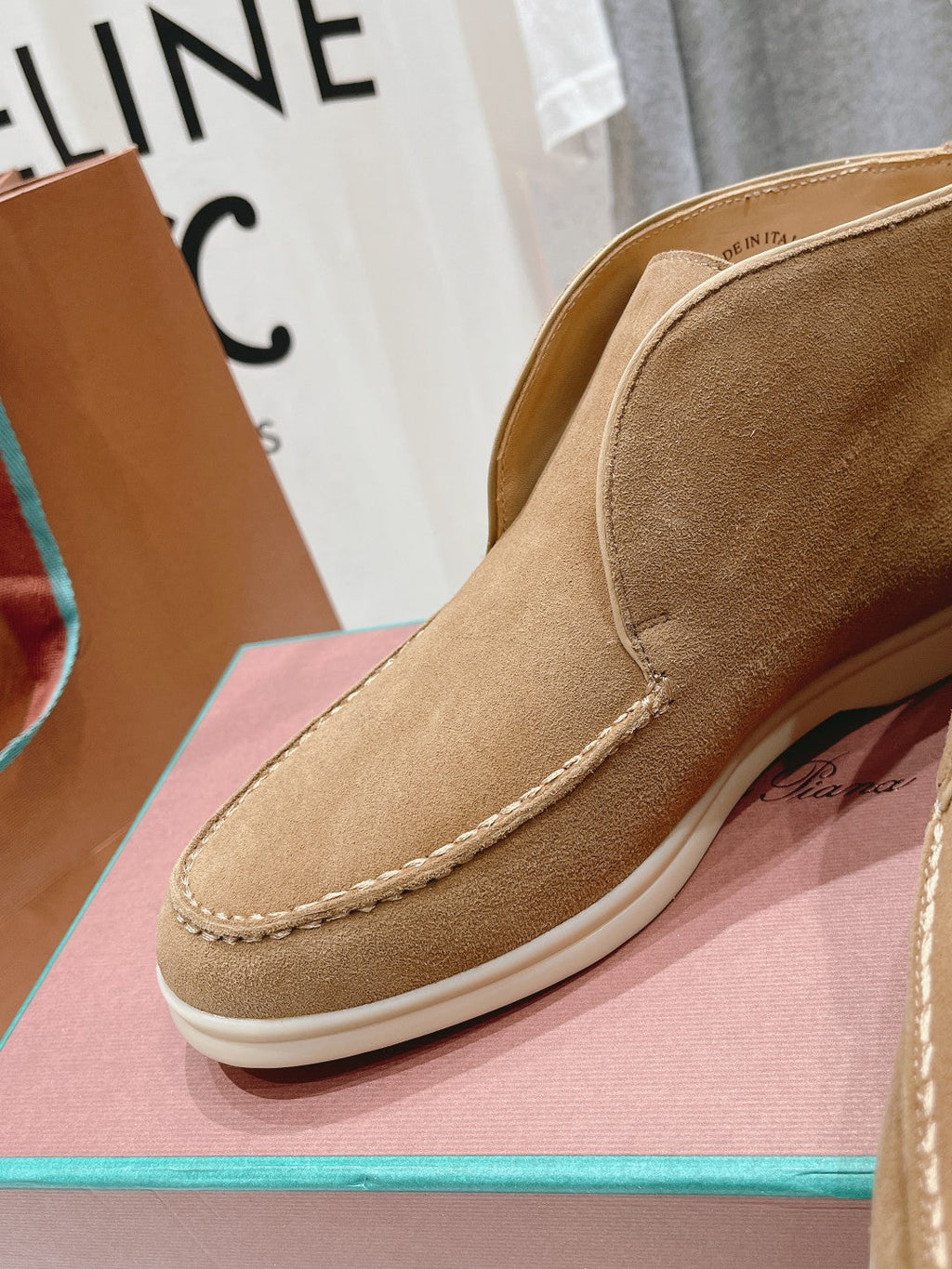 LP HIGH TOP OPEN WALK LOAFERS CAMEL SUEDE