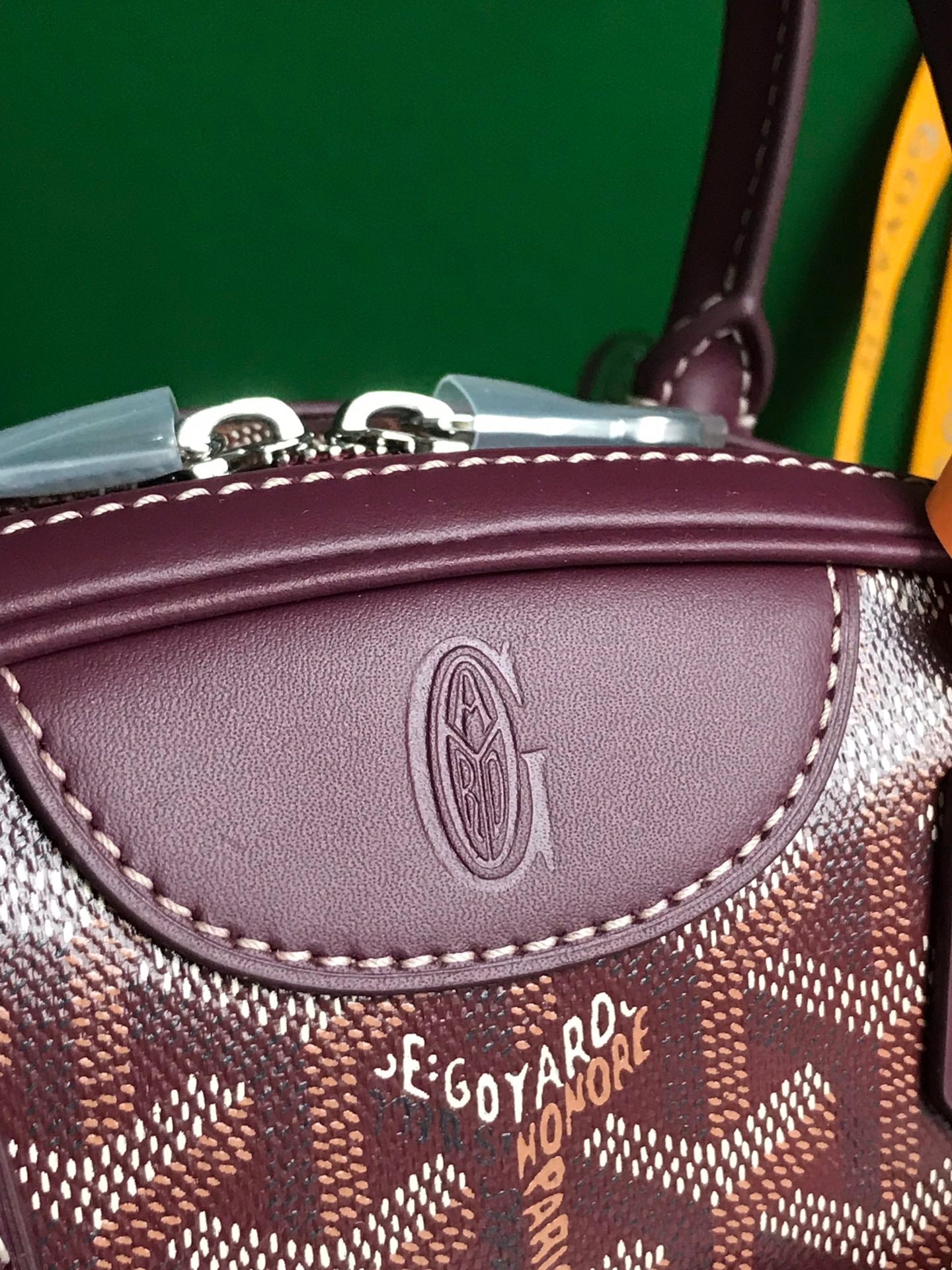 SAINT JEANNE MINI BAG 26 IN CANNON PINK GOYARDINE CANVAS AND CALFSKIN