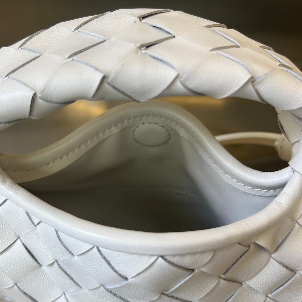 MINI HOP 25 IN WHITE CALFSKIN