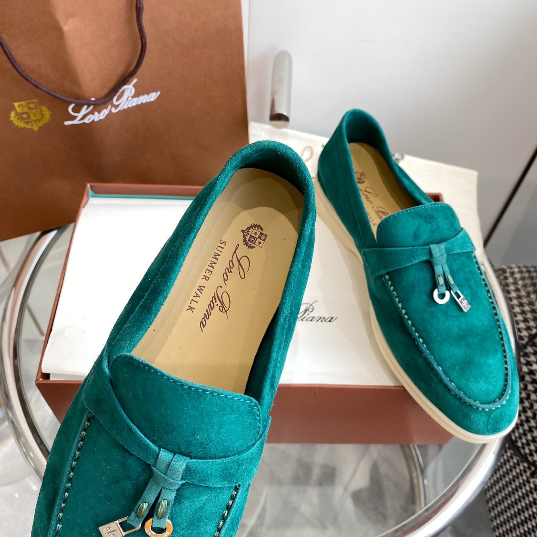 LP SUMMER CHARMS WALK LOAFERS TEAL SUEDE