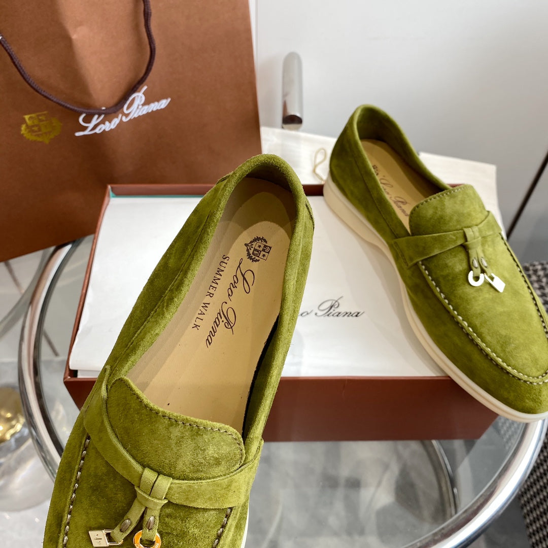 LP SUMMER CHARMS WALK LOAFERS MOSS SUEDE