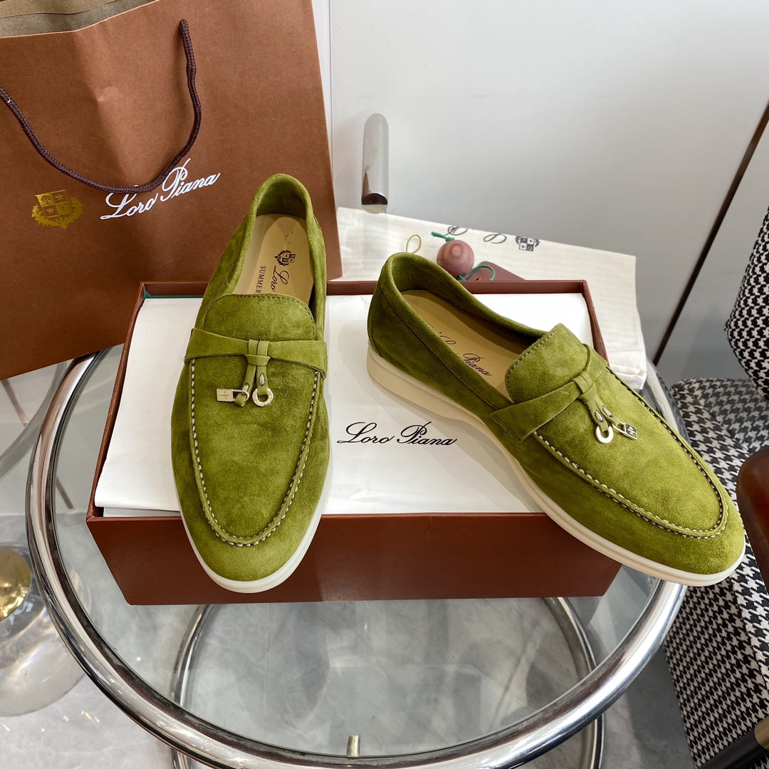 LP SUMMER CHARMS WALK LOAFERS MOSS SUEDE