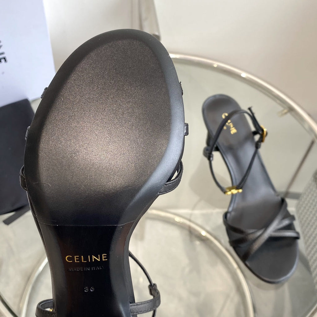 HIGH HEEL 65MM IN BLACK CALFSKIN