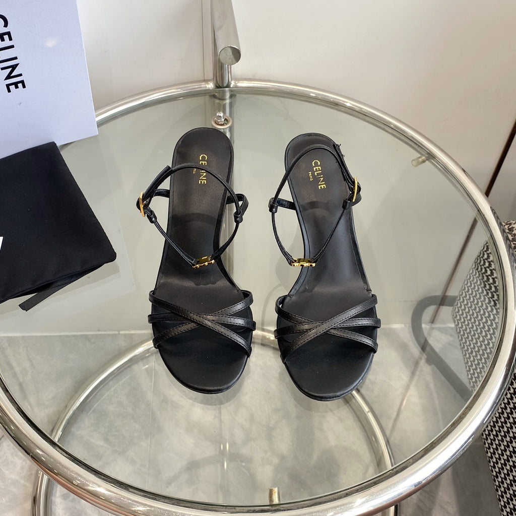 HIGH HEEL 65MM IN BLACK CALFSKIN