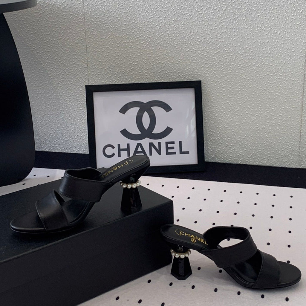 MULES black 1 LAMBSKIN