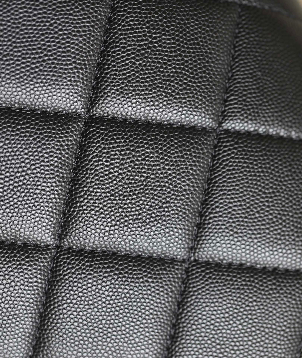 CHANEL 25S FLAP BAG 25 CM IN BLACK LAMBSKIN WITH GOLD HARDWARE