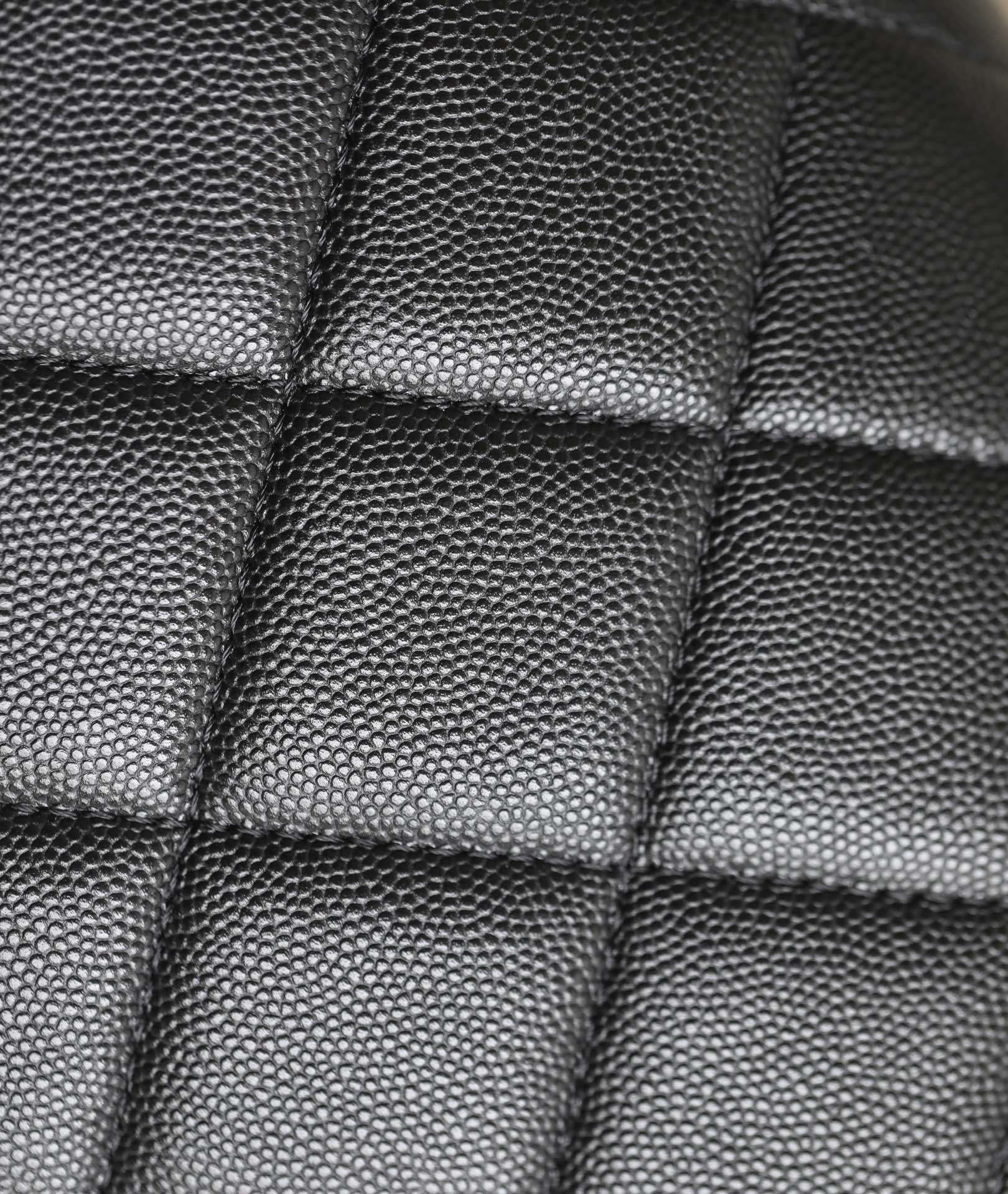 CHANEL 25S FLAP BAG 25 CM IN BLACK LAMBSKIN WITH GOLD HARDWARE