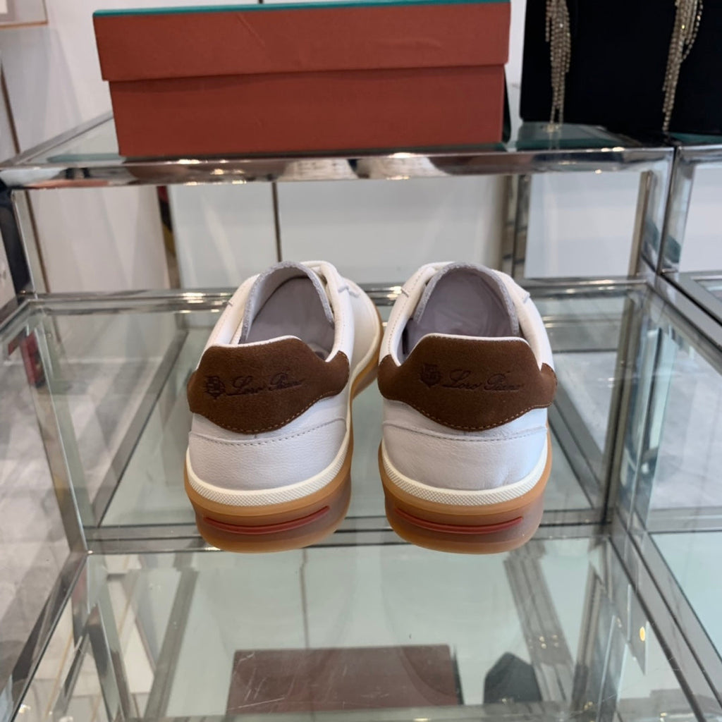 LP TENNIS WALK SNEAKERS WHITE CALFSKIN