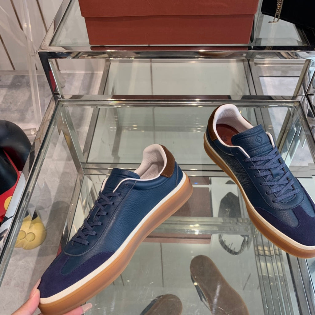 LP TENNIS WALK SNEAKERS NAVY CALFSKIN