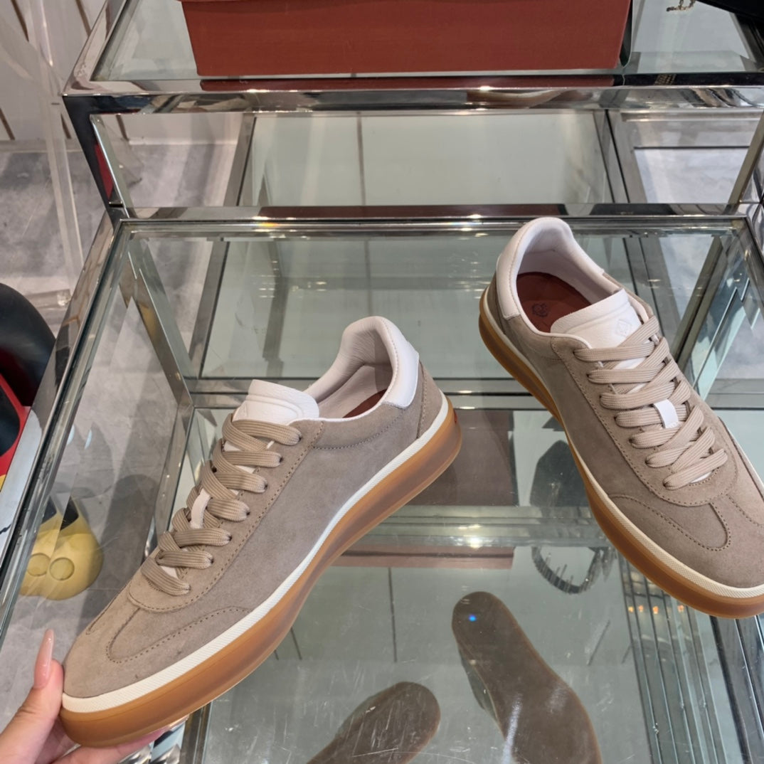 LP TENNIS WALK SNEAKERS LIGHT BROWN SUEDE