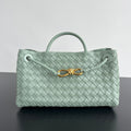 SMALL ANDIAMO 29 IN CEDALON GREEN LAMBSKIN