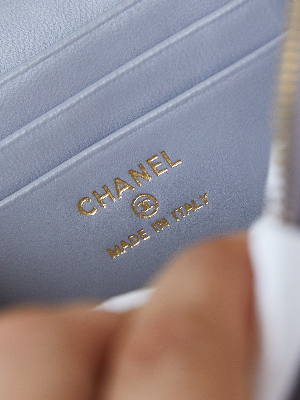 CHANEL 25S MINI VANITY BAG 16 CM IN GREY LAMBSKIN WITH CRYSTAL-EMBELLISHED CC LOGO