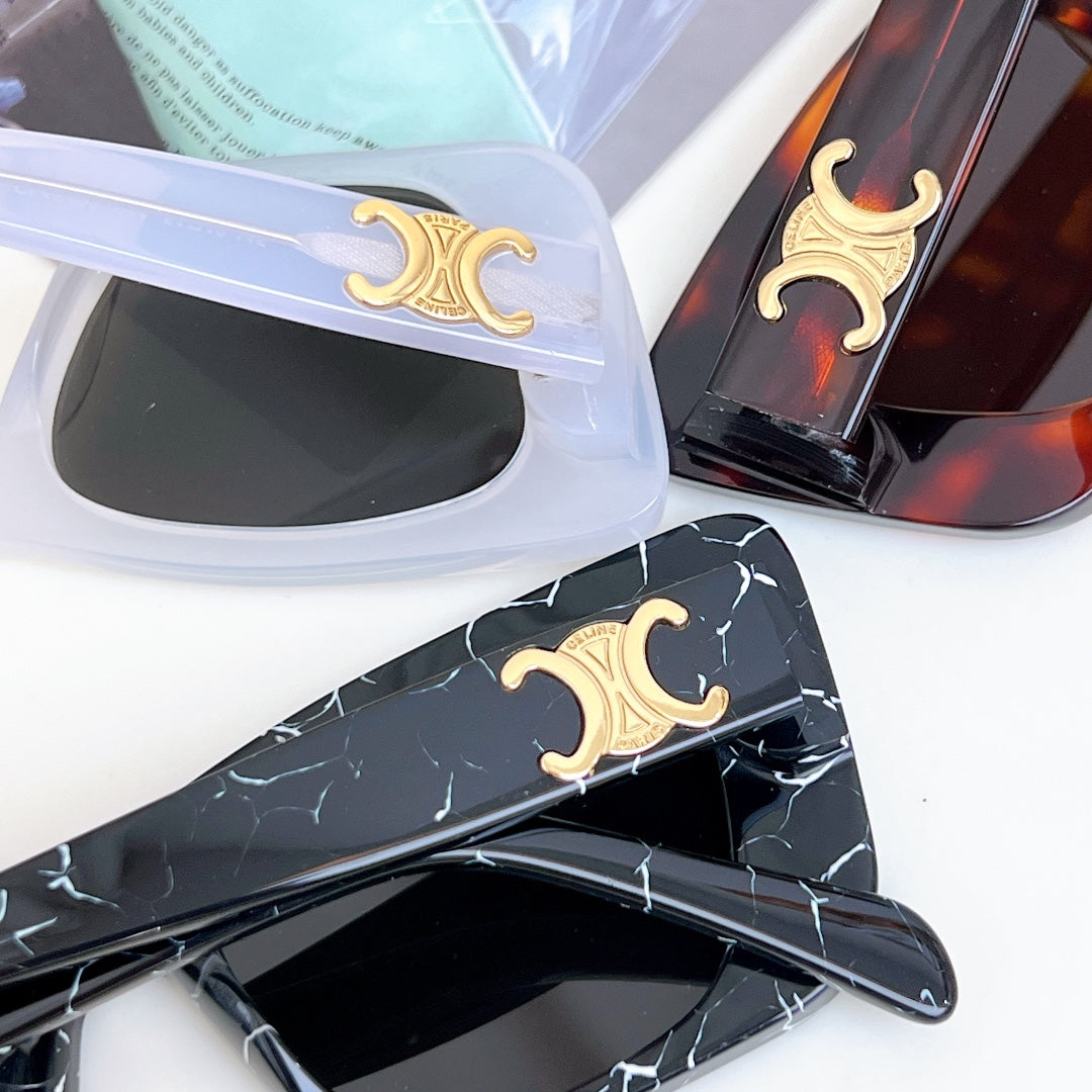 TRIOMPHE SQUARE SUNGLASS CL4S492 IN ACETATE