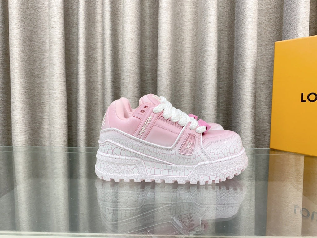 LV TRAINER PANG DING IN BABY PINK CALFSKIN