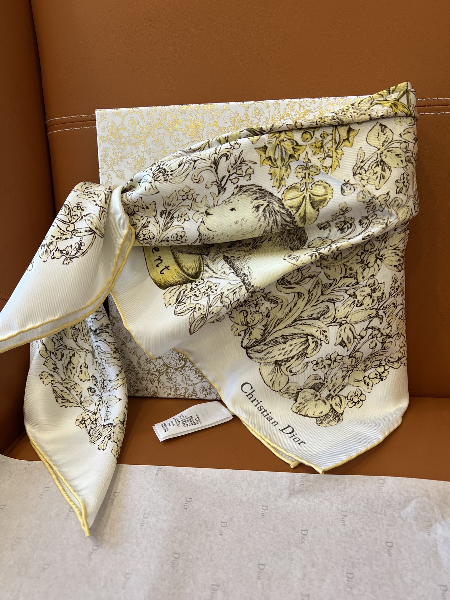 DIOR SCARF 90 CM IN SILK 627642