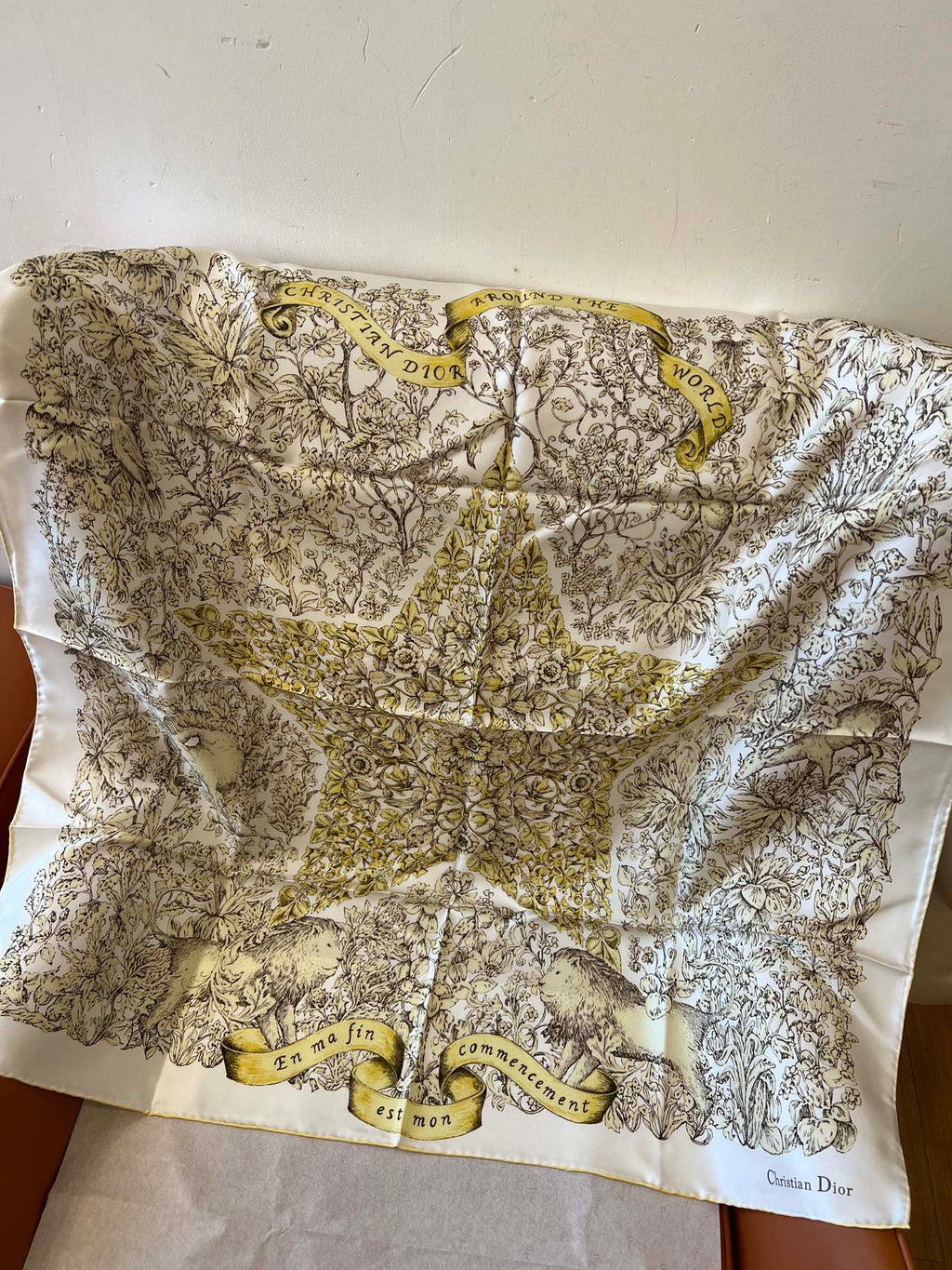 DIOR SCARF 90 CM IN SILK 627642