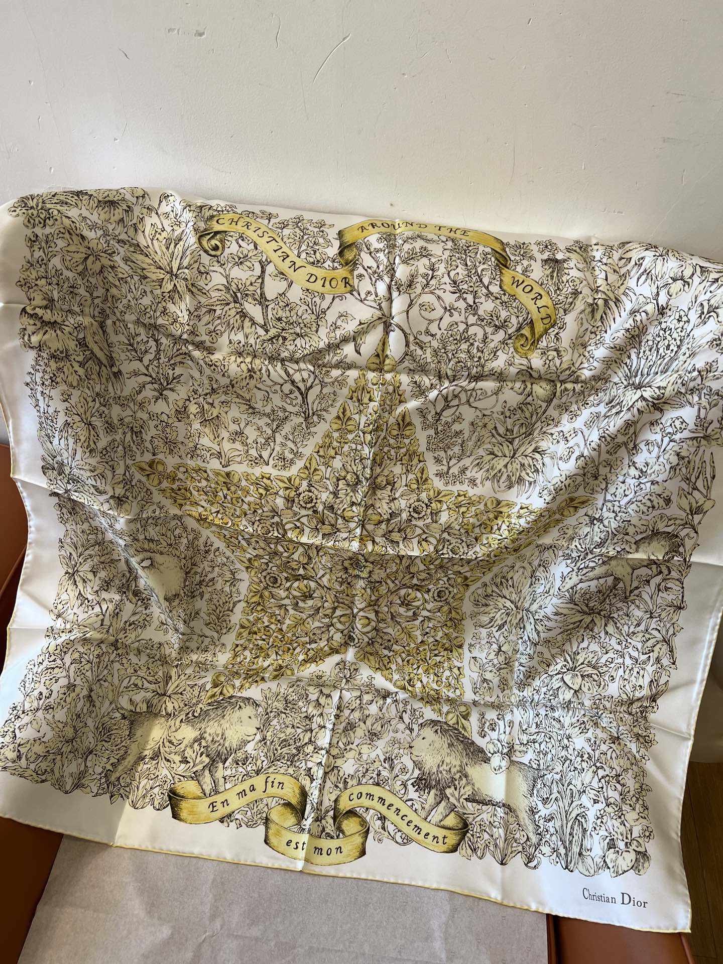 DIOR SCARF 90 CM IN SILK 627642