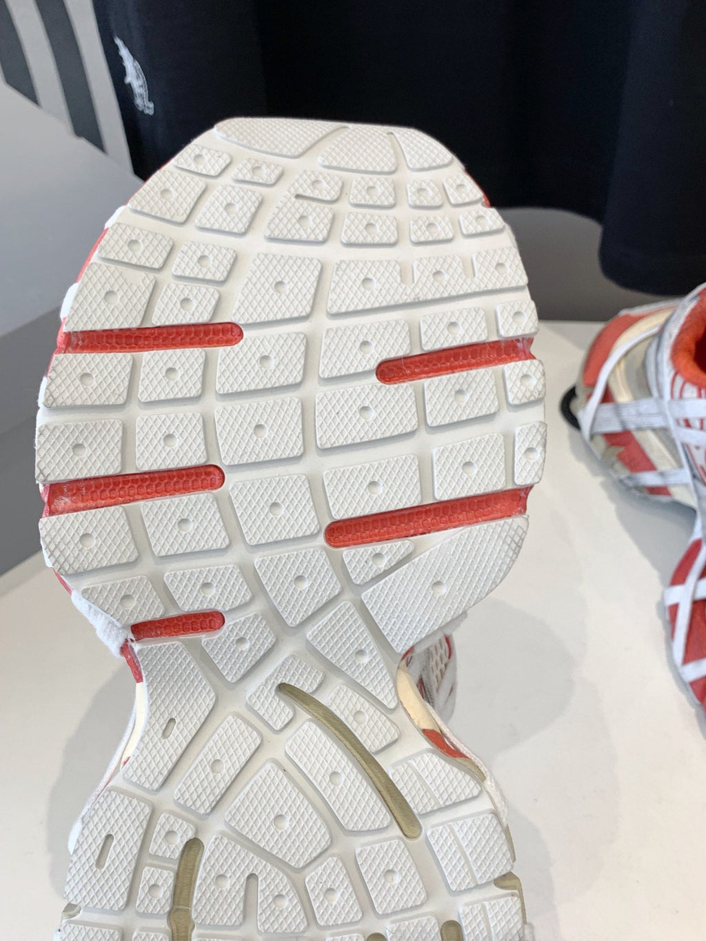 3XL EXTREME LACE SNEAKER ORANGE MIX DUST WHITE AND SILVER