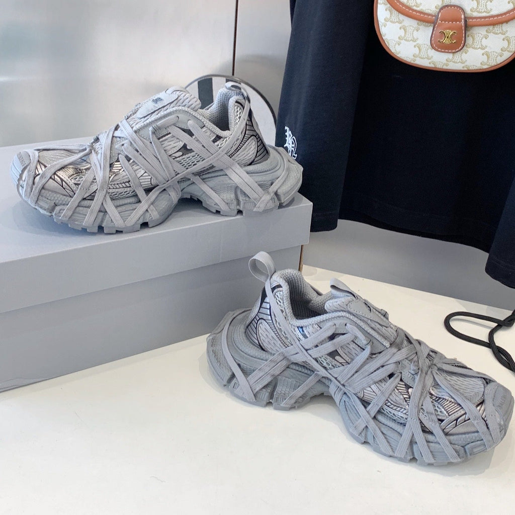 3XL EXTREME LACE SNEAKER ALL GRAY