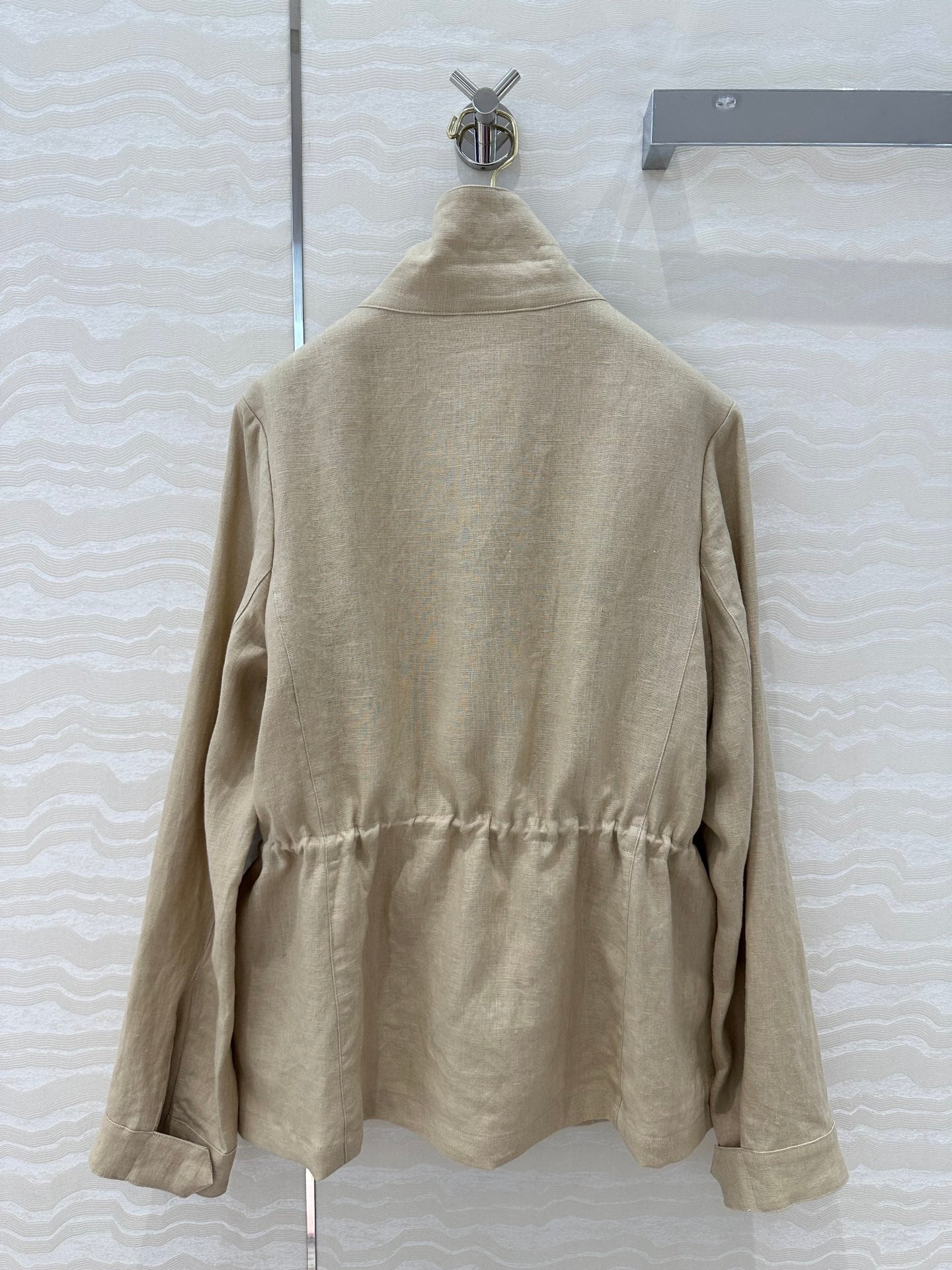 LP CLASSIC STAND-COLLAR LINEN JACKET