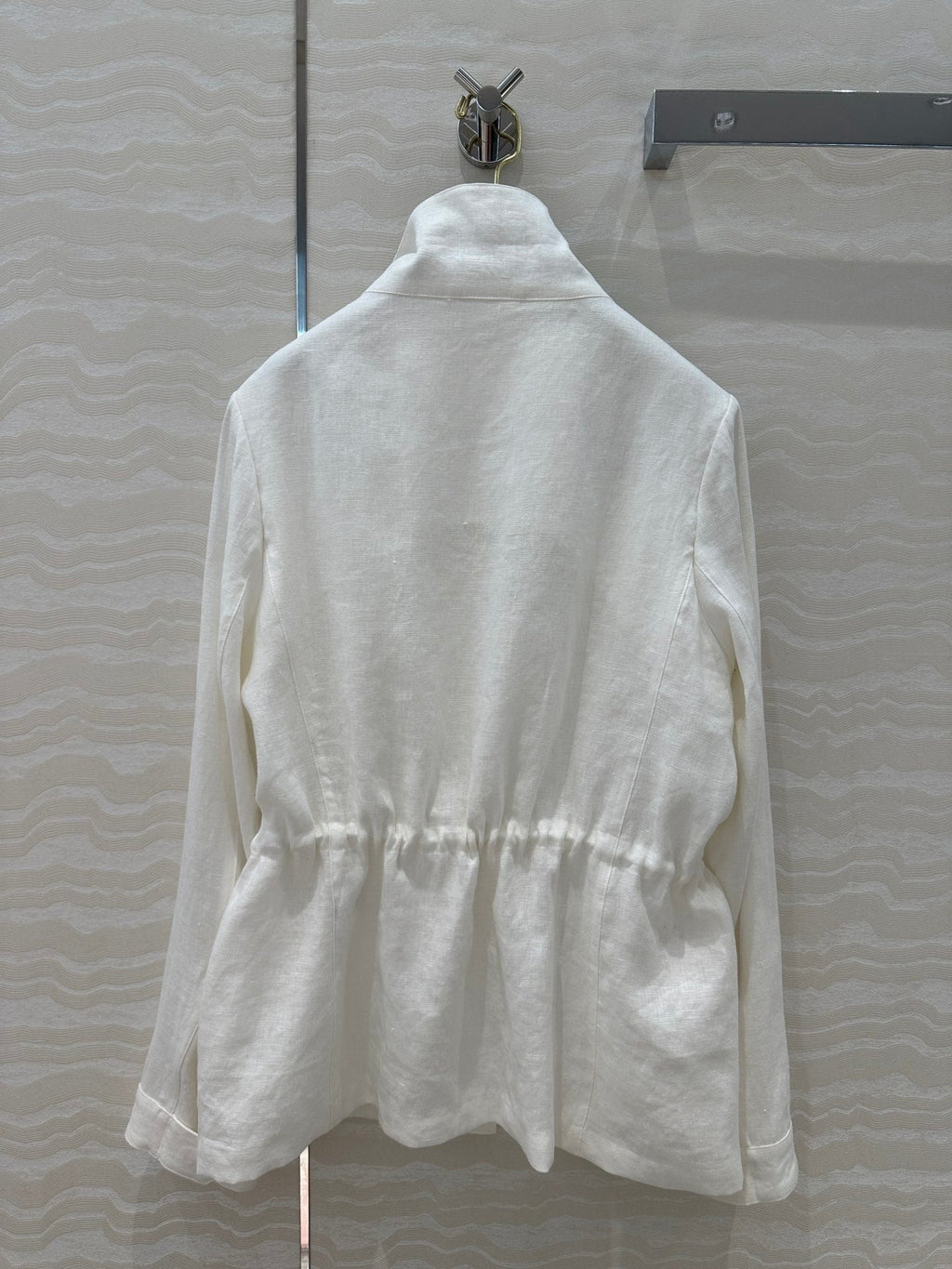 LP CLASSIC STAND-COLLAR LINEN JACKET 265165