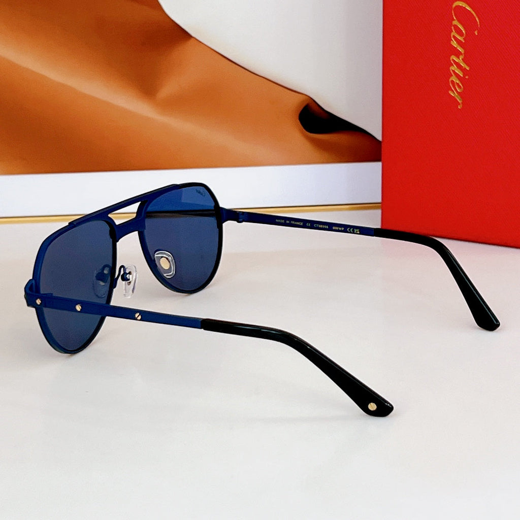 SANTOS AVIATOR FRAME SUNGLASSES CT0639S IN METAL