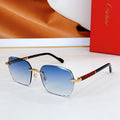 SANTOS SQUARE FRAME SUNGLASSES CT0483S IN METAL