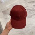 MM BASEBALL CAP IN RED FABRIC EMBROIDERED LOGO STYLE 9