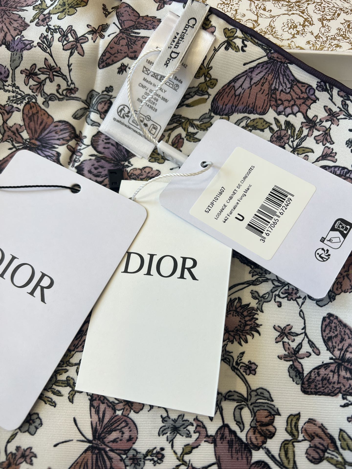 DIOR SCARF 90 CM IN SILK 627640