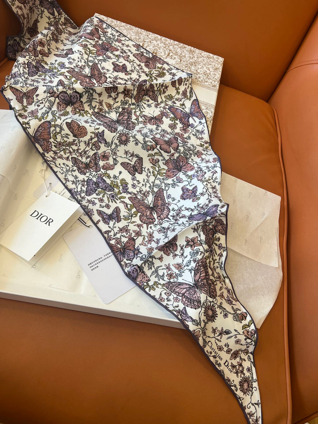 DIOR SCARF 90 CM IN SILK 627640